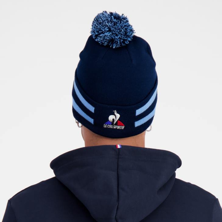 accessoires LDBJ302 Heren Le Coq Sportif muts blauw