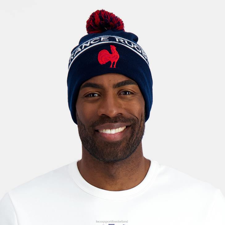 accessoires LDBJ304 Heren Le Coq Sportif muts blauw