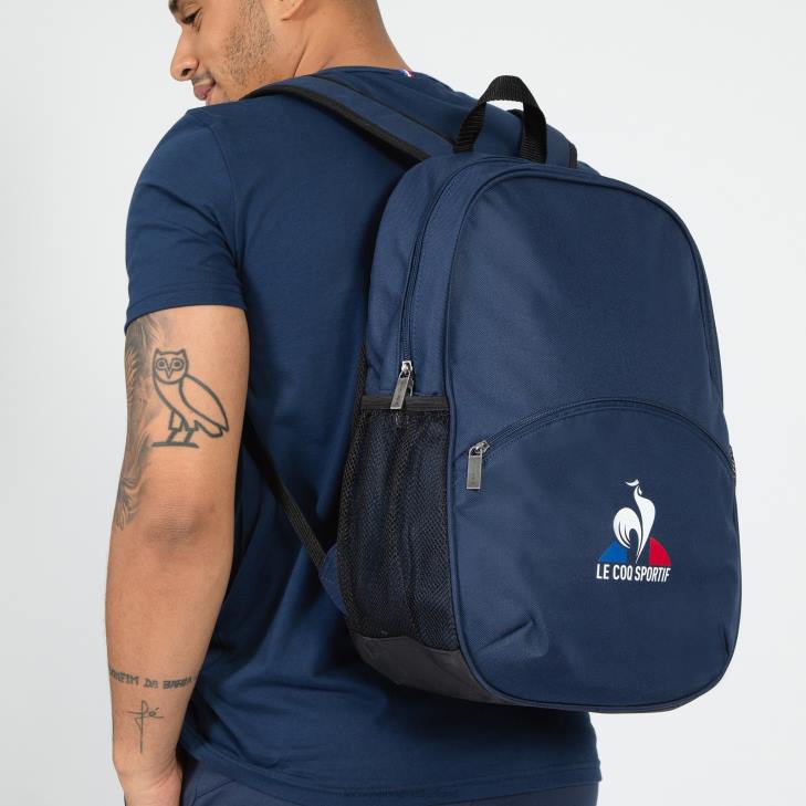 accessoires LDBJ300 Heren Le Coq Sportif rugzak blauw