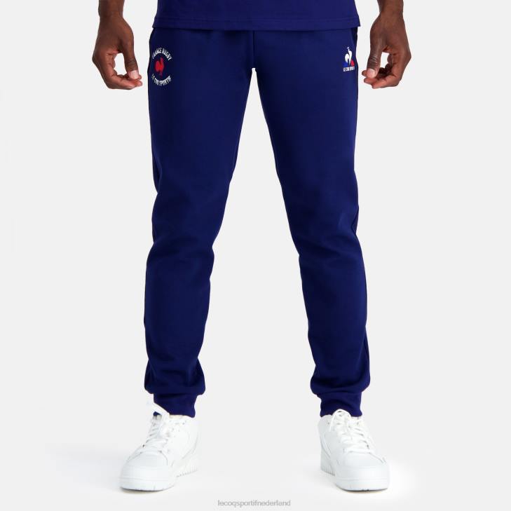 kleding LDBJ87 Heren Le Coq Sportif broek - frankrijk rugby blauw
