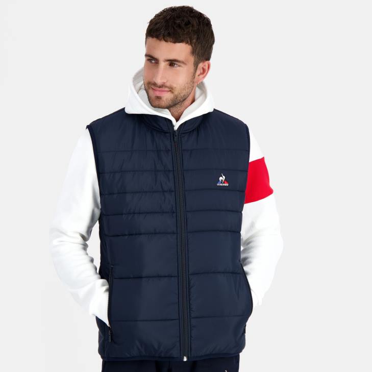 kleding LDBJ453 Heren Le Coq Sportif jk-sl blauw