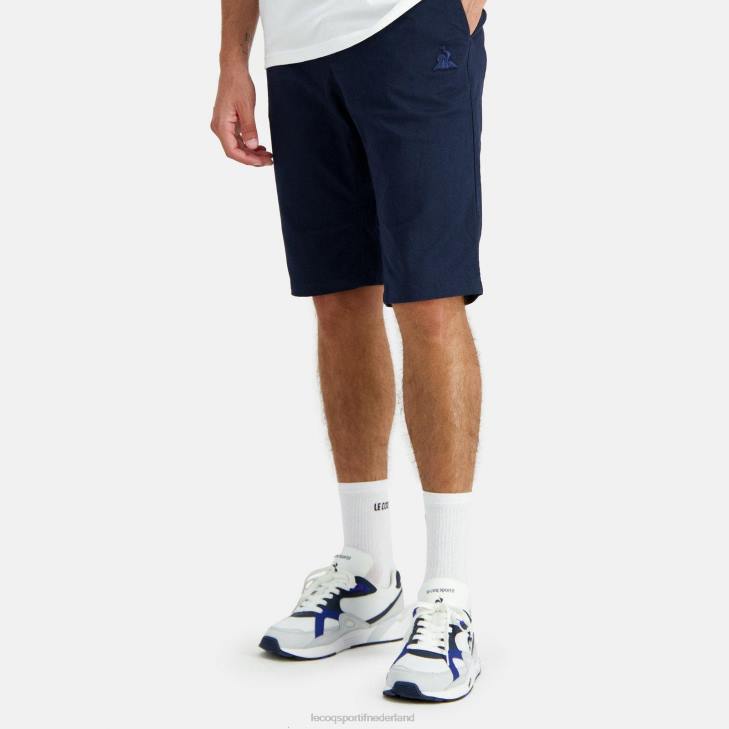 kleding LDBJ242 Heren Le Coq Sportif korte broek blauw