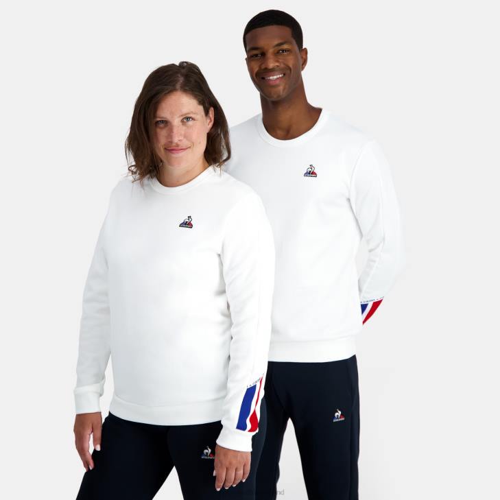 kleding LDBJ1 Heren Le Coq Sportif sweatshirt wit