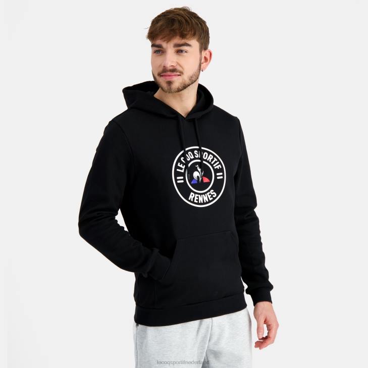 kleding LDBJ39 Heren Le Coq Sportif sweatshirt met capuchon zwart
