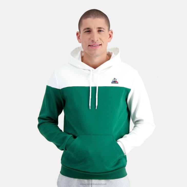 kleding LDBJ436 Heren Le Coq Sportif sweatshirt met capuchon groen