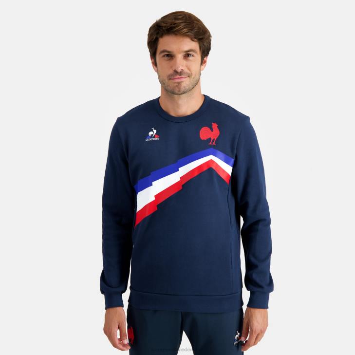 kleding LDBJ470 Heren Le Coq Sportif sweatshirt blauw