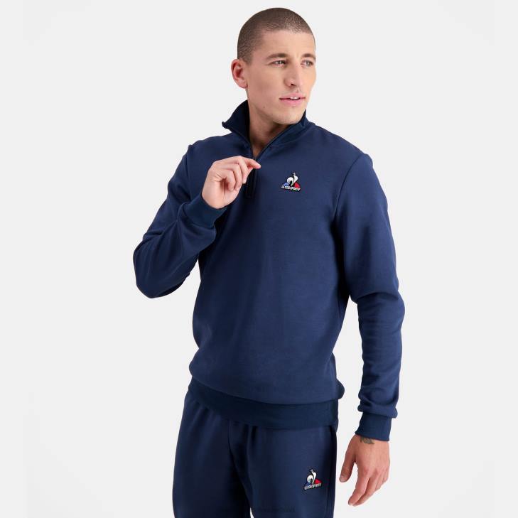 kleding LDBJ68 Heren Le Coq Sportif sweatshirt blauw
