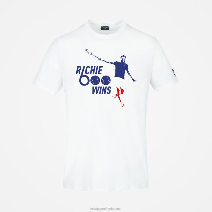 kleding LDBJ158 Heren Le Coq Sportif mode t-shirt wit