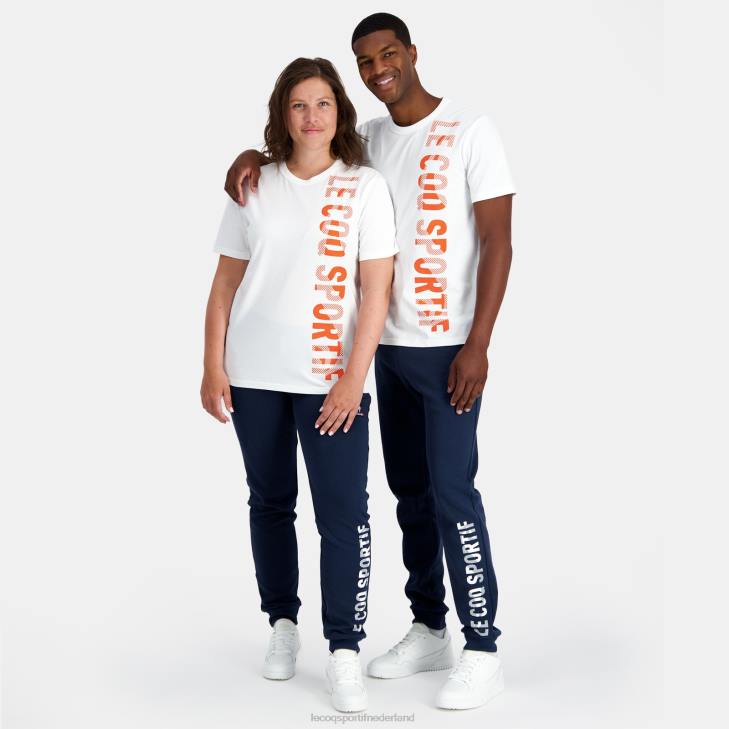 kleding LDBJ162 Heren Le Coq Sportif mode t-shirt wit