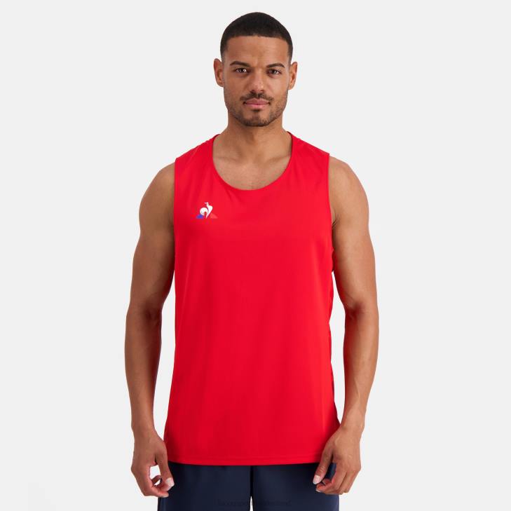 kleding LDBJ196 Heren Le Coq Sportif vesttopje rood