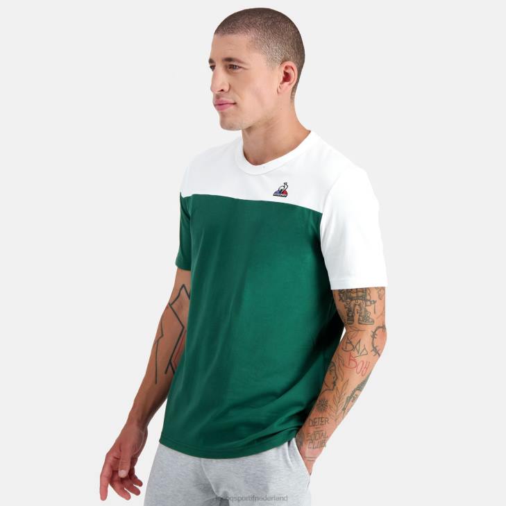 kleding LDBJ447 Heren Le Coq Sportif t-shirtje groen
