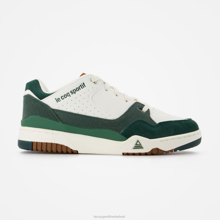 schoenen LDBJ270 Heren Le Coq Sportif schoen dynactif t1000 vilt groen