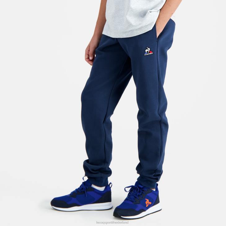 kleding LDBJ666 kinderen Le Coq Sportif broek blauw