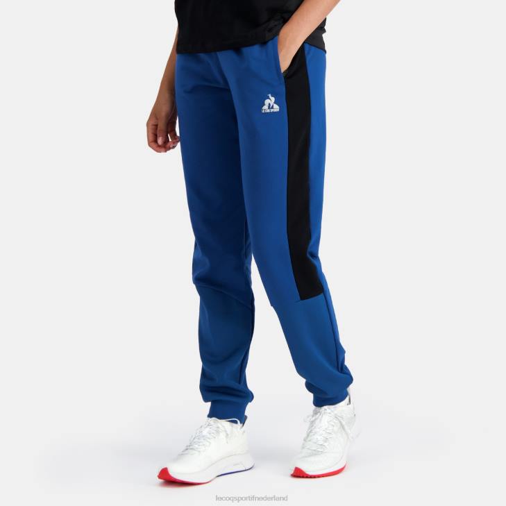 kleding LDBJ329 vrouwen Le Coq Sportif broek blauw