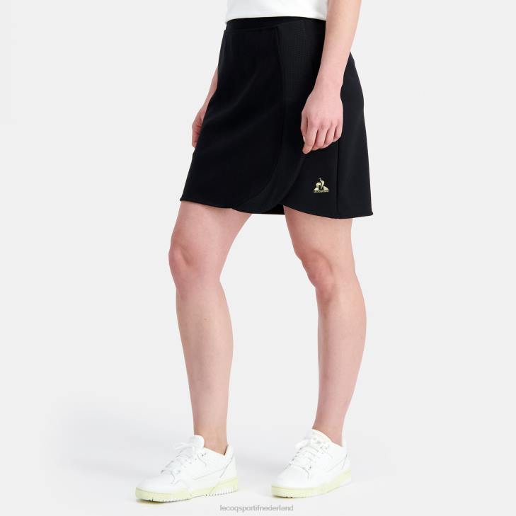 kleding LDBJ368 vrouwen Le Coq Sportif rok zwart