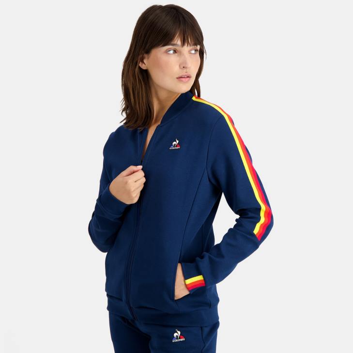 kleding LDBJ599 vrouwen Le Coq Sportif sweatshirt blauw