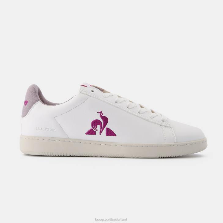 schoenen LDBJ370 vrouwen Le Coq Sportif schoen gaia voedselkleuren wit