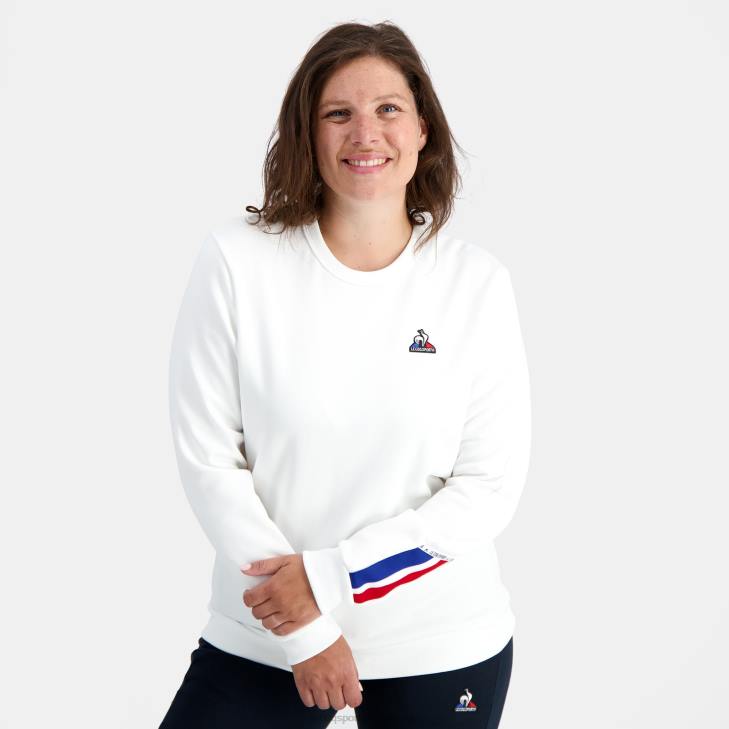 kleding LDBJ1 Heren Le Coq Sportif sweatshirt wit
