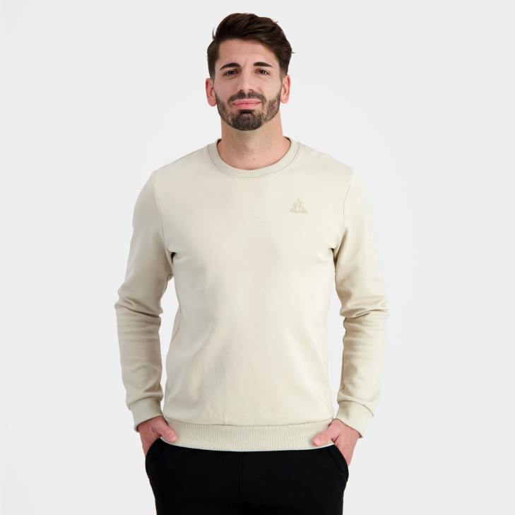 kleding LDBJ10 Heren Le Coq Sportif sweatshirt bruin