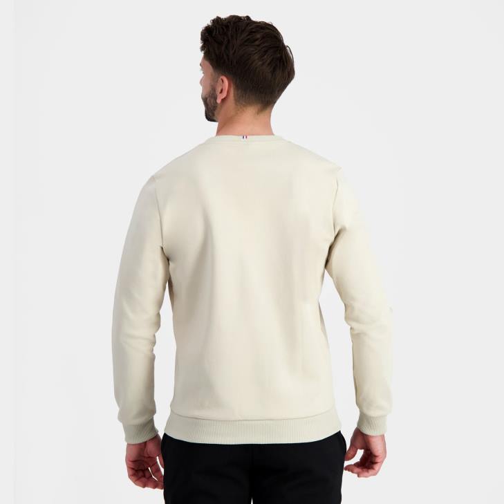 kleding LDBJ10 Heren Le Coq Sportif sweatshirt bruin