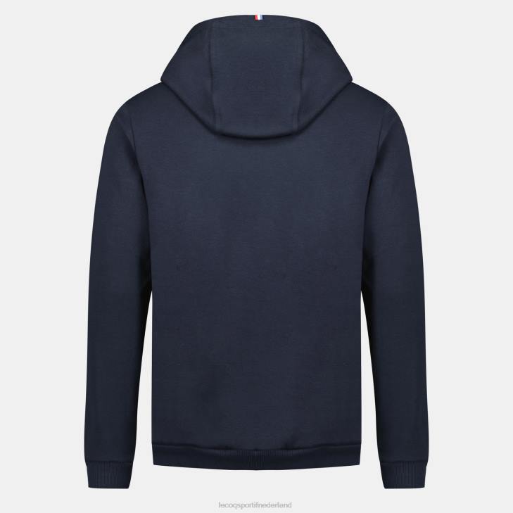 kleding LDBJ11 Heren Le Coq Sportif sweatshirt met capuchon blauw