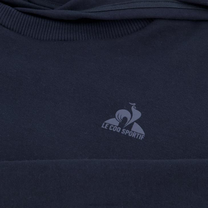 kleding LDBJ11 Heren Le Coq Sportif sweatshirt met capuchon blauw