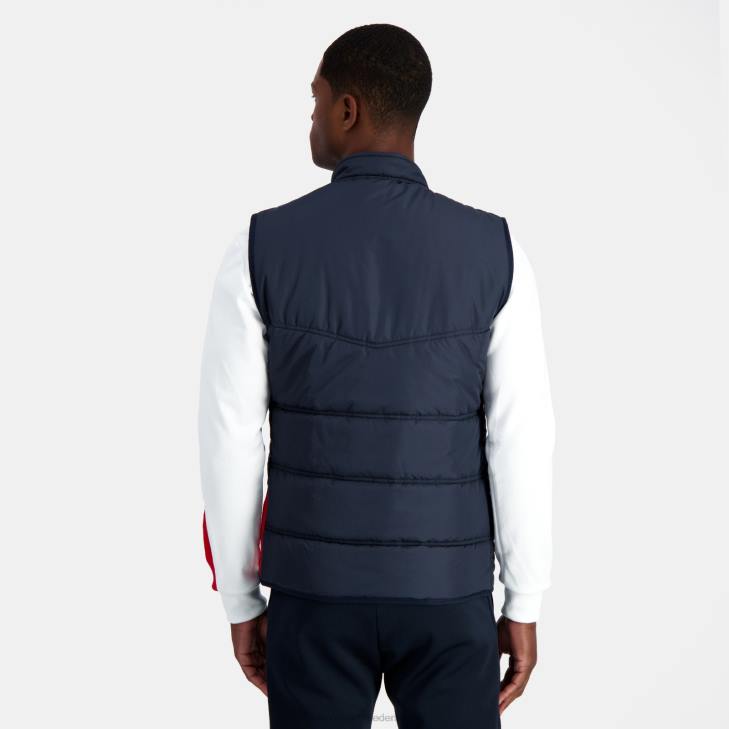 kleding LDBJ118 Heren Le Coq Sportif unisex mouwloos jasje blauw