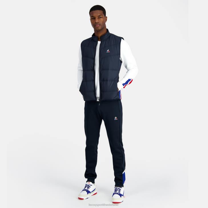 kleding LDBJ118 Heren Le Coq Sportif unisex mouwloos jasje blauw