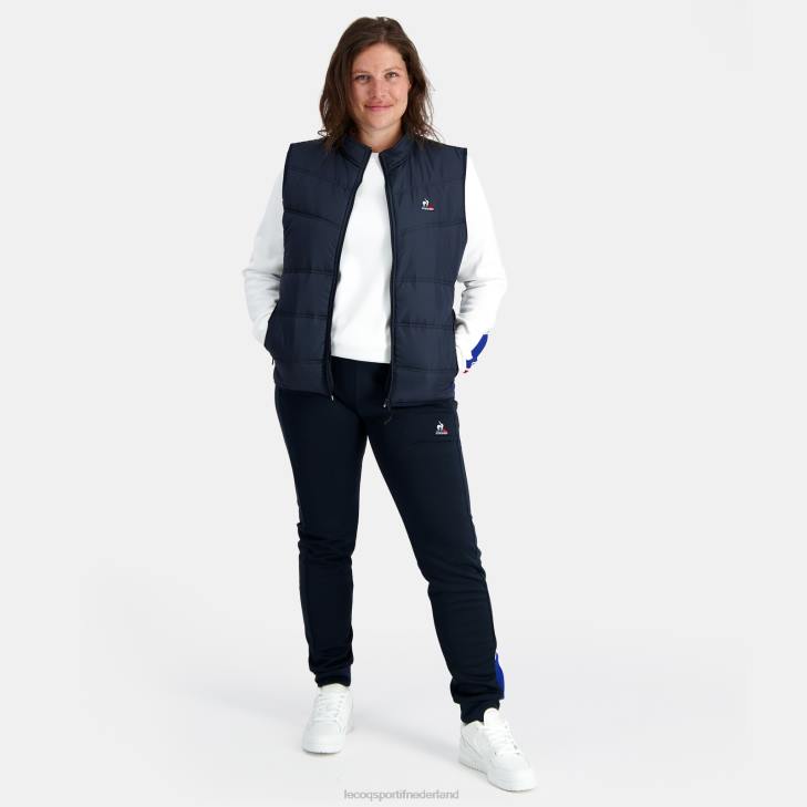 kleding LDBJ118 Heren Le Coq Sportif unisex mouwloos jasje blauw