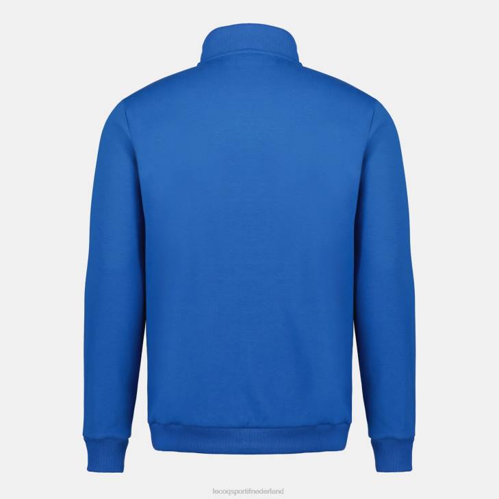 kleding LDBJ12 Heren Le Coq Sportif sweatshirt met rits blauw