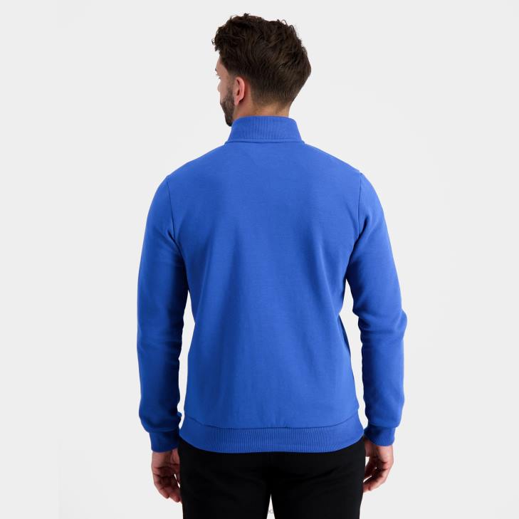 kleding LDBJ12 Heren Le Coq Sportif sweatshirt met rits blauw