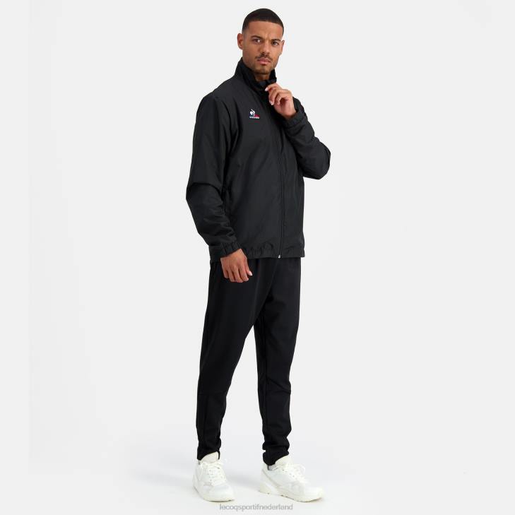 kleding LDBJ120 Heren Le Coq Sportif jasje zwart