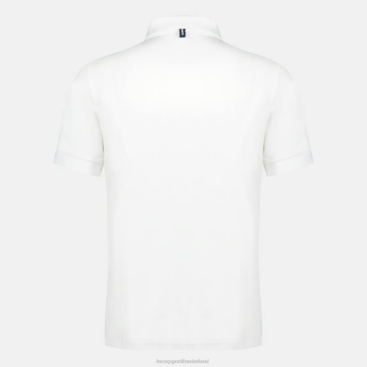 kleding LDBJ124 Heren Le Coq Sportif polo wit