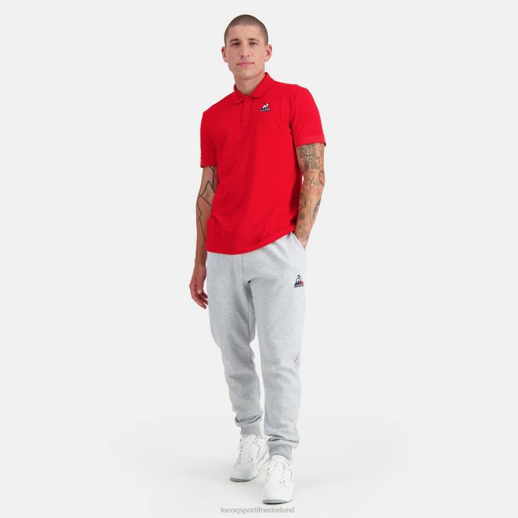 kleding LDBJ126 Heren Le Coq Sportif polo rood