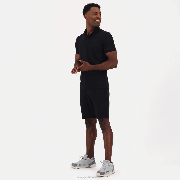 kleding LDBJ129 Heren Le Coq Sportif polo zwart