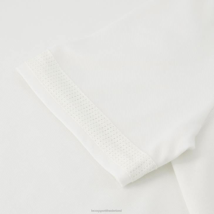 kleding LDBJ130 Heren Le Coq Sportif polo wit