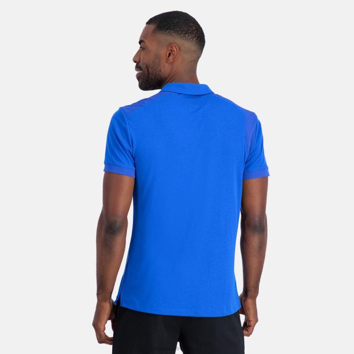 kleding LDBJ131 Heren Le Coq Sportif poloblauw