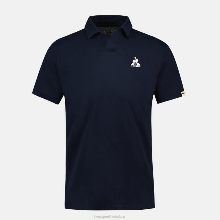 kleding LDBJ133 Heren Le Coq Sportif poloblauw