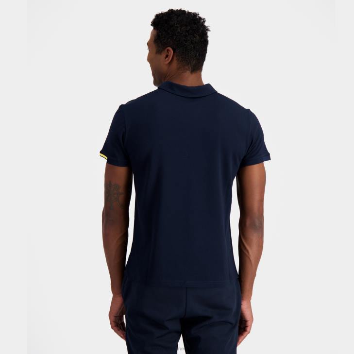 kleding LDBJ133 Heren Le Coq Sportif poloblauw
