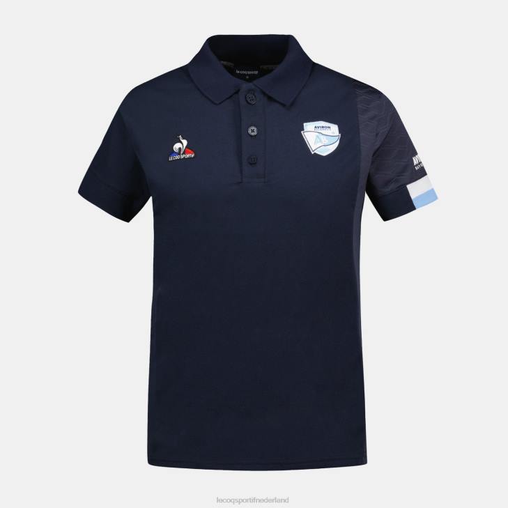 kleding LDBJ135 Heren Le Coq Sportif poloblauw