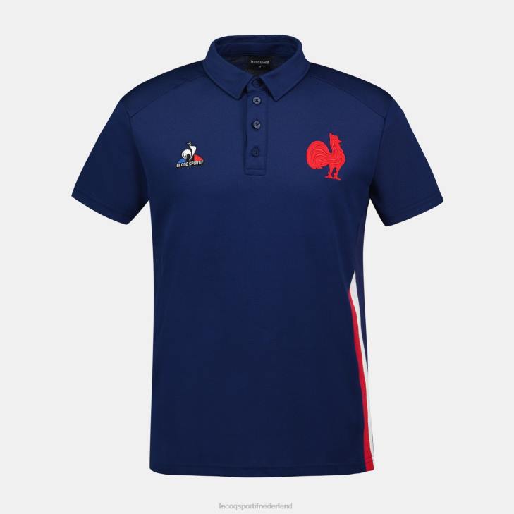 kleding LDBJ138 Heren Le Coq Sportif poloblauw