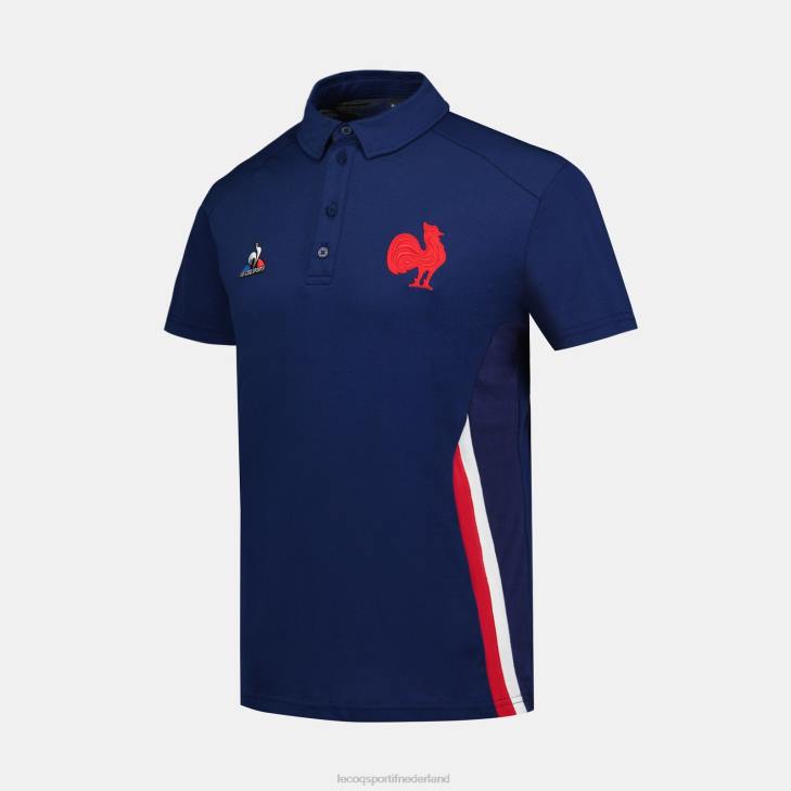 kleding LDBJ138 Heren Le Coq Sportif poloblauw