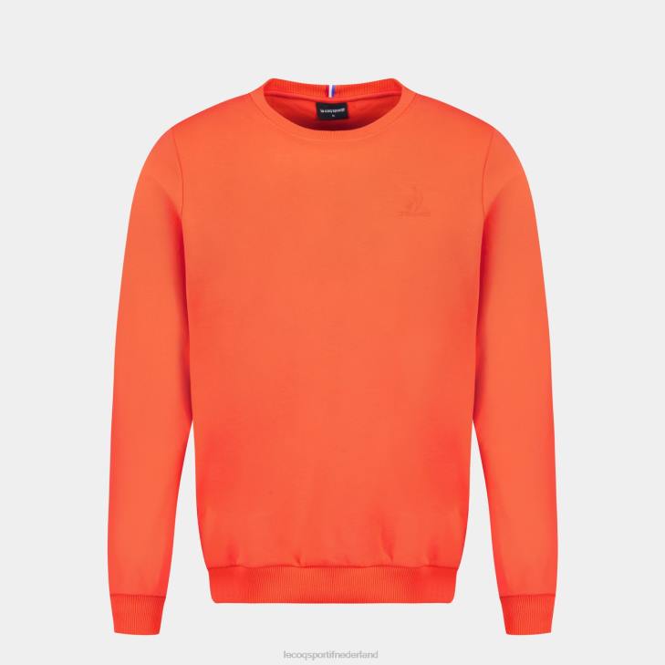 kleding LDBJ14 Heren Le Coq Sportif sweatshirt oranje
