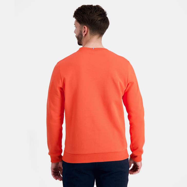 kleding LDBJ14 Heren Le Coq Sportif sweatshirt oranje