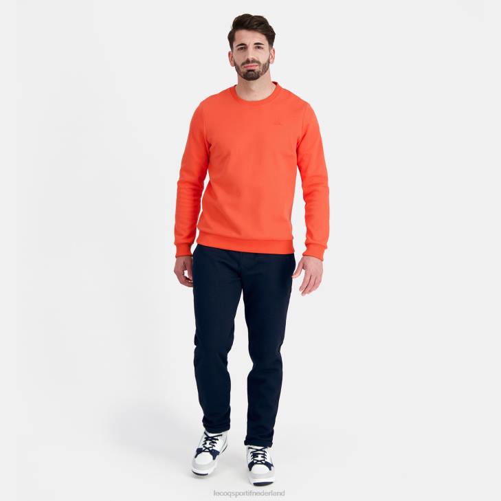 kleding LDBJ14 Heren Le Coq Sportif sweatshirt oranje