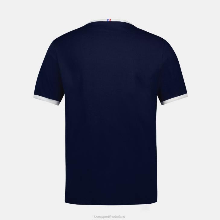 kleding LDBJ143 Heren Le Coq Sportif mode t-shirt blauw