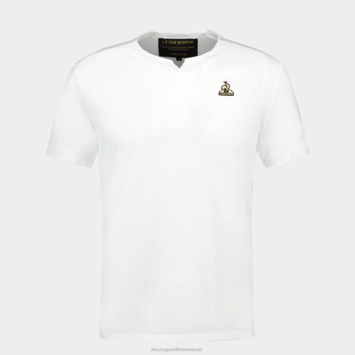 kleding LDBJ147 Heren Le Coq Sportif mode t-shirt wit