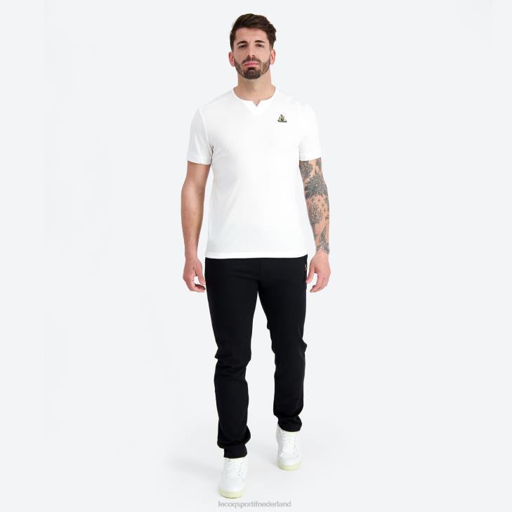 kleding LDBJ147 Heren Le Coq Sportif mode t-shirt wit