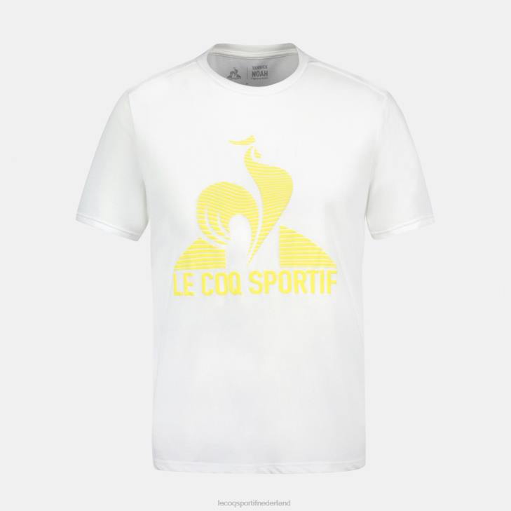 kleding LDBJ148 Heren Le Coq Sportif mode t-shirt wit