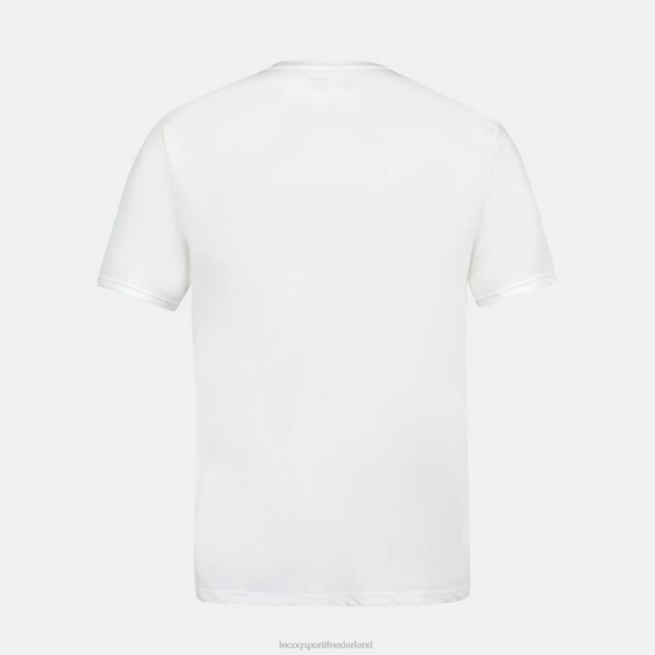 kleding LDBJ148 Heren Le Coq Sportif mode t-shirt wit